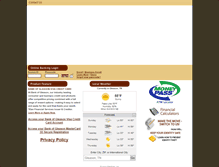 Tablet Screenshot of bankofgleason.com